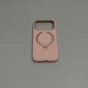 TORRAS Q3 Silicone 360 Spin for iPhone 17 Pro Case with Stand, Fit for MagSafe, Magnetic Ring Kickstand with Camera Control, Liquid Silicone Rubber Soft Phone Case for iPhone 17 Pro 6.3'', Bliss Pink