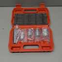 CASOMAN 3/8-Inch Drive Spark Plug Socket Set, 6-Point, 5/8-Inch, 3/4-Inch, 13/16-Inch, 14mm, 18mm, 5-Piece Set