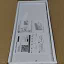 Upassion White Floating Shelves - Set of 3, 16" Wall Mounted Shelves for Home Decor, Living Room, Bedroom, Bathroom, Kitchen