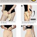 Fajas Colombianas Moldeadoras Shapewear Tummy Control Post Surgery Compression Butt Lifter for Women Beige