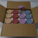 KEYWING 12 Pack Overnight Oats Containers With Lids, 16 oz Wide Mouth Mason Jars with Airtight Lids, Meal Prep Containers Food Storage Glass Jars in Bulk for Snack Yogurt Salad Spice Cereal