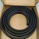 10FT Cord Cover, Flexible Floor Cable Cover, Cord Hider to Organize and Protect Wire, Wire Covers for Home and Office (10ft, 5 Channel)