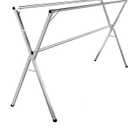 Clothes Airer/Stainless Steel Folding Floor Bedroom Balcony Indoor and Outdoor Telescopic Clothes Rod/Quilt Artifact (Size : 2.4m) (2m)