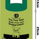 GREENER WALKER Tie Handles Poo Bags for Dog Waste, 600 Doggy Waste Bags Extra Thick Strong 100% Leak-Proof (Brown)