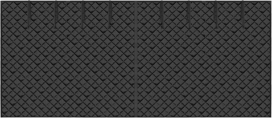 VEVOR Garage Door Screen for Winter, 18x7FT Garage Door Insulation Kit, Magnetic Thermal Insulated Garage Door Cover Curtains with Enhanced Weighted Bottom, Waterproof Windproof Soundproof