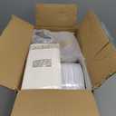 FOCUSLINE 350 Ct Gold Dinnerware Set for 50 Guests, Gold Lace Plastic Plates Disposable Heavy Duty, Including 50 Dinner & Dessert Plates, Cups, Napkins, Cutlery Set