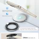 Magnetic Cell Phone Ring Holder Stand - 180 Rotating Finger Ring Kickstand, Premium Polished Metal Grip, Compatible with Magnetic Car Mounts. Ideal for iPhone 15/14-Must-Have Phone Accessory (Black)