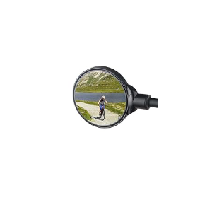 Bike mirror | Large HD field of vision | 360° rotatable & foldable | Mounting above & below | Break-proof & durable | ebike accessories, bike mirror handlebar mount, bicycle mirrors