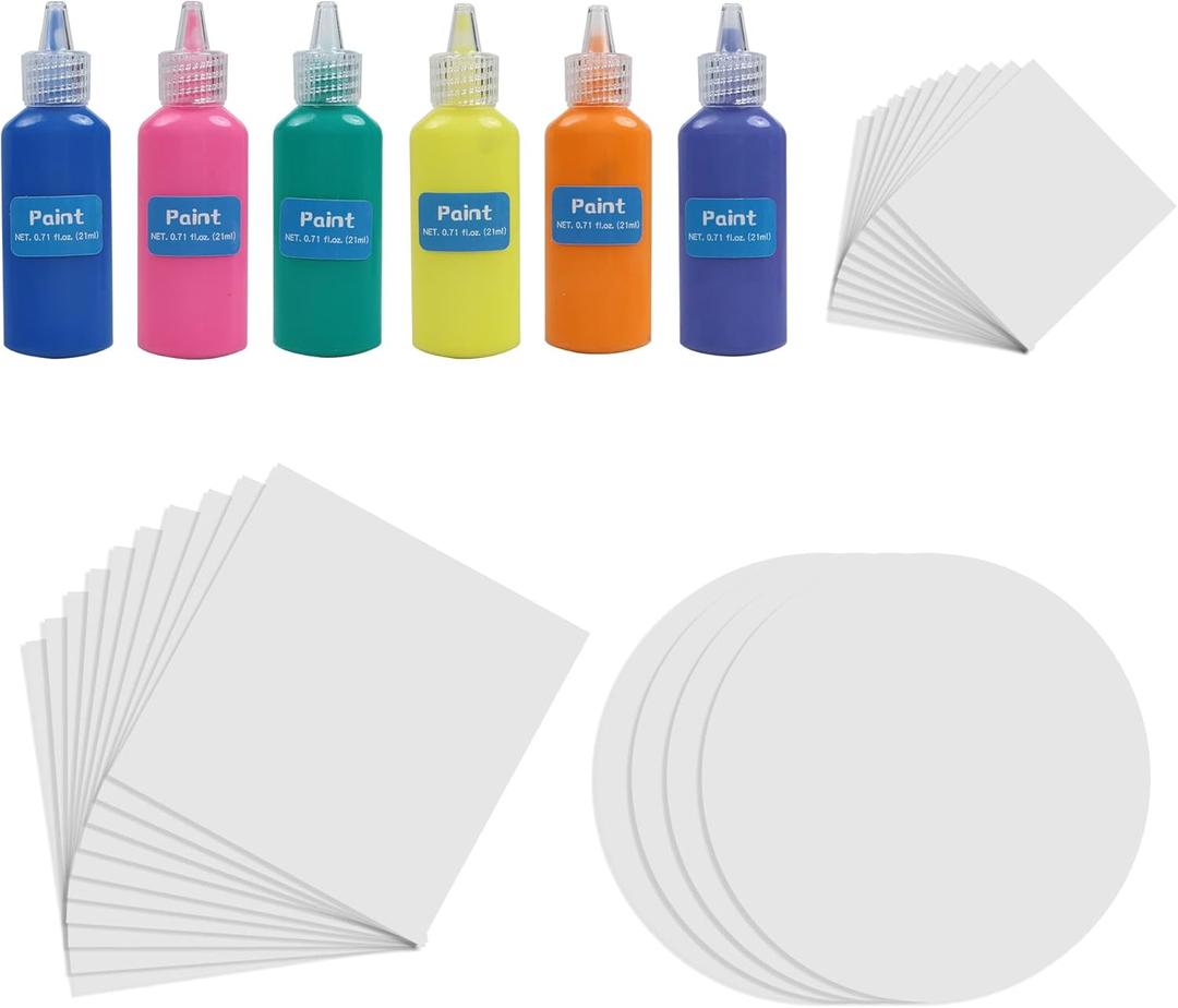 Wings Giant Spin Art Machine Variable Speed, Battery Operated Spinner - Paint Spinner with Splatter Guard, Washable Paint, Spin Art Kit, Art Design Card, Stem Toys, Kid Arts and Crafts, Girls Boys (Paper & Paint Refill Pack)