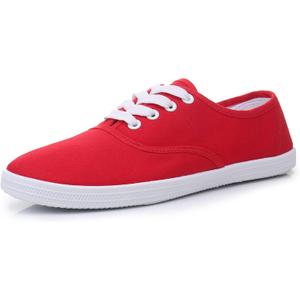 VenusCelia Women's Rainbow Lace Up Sneaker Shoes (7.5)