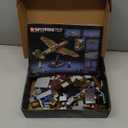 WW2 Military Fighter Jet UK Spitfire F.MK.la Plane Building Block Set, 682PCS Army Airplane Models Kit, Compatible with Lego,Airplane Toys Gifts for Ages 6+ Kid and Adult