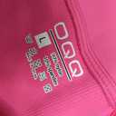 OQQ Womens Dress Casual Long Sleeve Elastic Simple A-Line Zipper Mini Dress (Rose) Size L