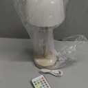 Cordless Shower Lamp,Bedside Lamp,Touch Ocean Wave Projector Light,3 Way Color Temperature,16 Color Changing Light,Dimmable,Rechargeable Aurora Night Lights for Bedroom Bathroom, Waterproof