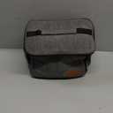 Tiblue Insulated Lunch Bag, Leakproof, Freezable Cooler for Office, School, Picnics, Adjustable Strap, For Adults & Kids (Medium, Charcoal Grey)