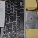 TECKNET Wireless Keyboard and Mouse Combo, Mini Cordless Computer Keyboard and Mouse Set 2.4GHz, Silent Adjustable 1600 DPI, Quiet Click, Lag-Free for Computer, Laptop, PC, Windows, Mac, Chrome OS(GS) (Black Gray)