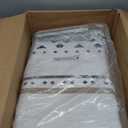 BESTSWEETIE 8x10 Area Rugs for Living Room Washable Moroccan Farmhouse Neutral Geometric Low Pile Non-Slip Soft Print Pattern Rug for Bedroom Kitchen Dining Room Entryway Black/Brown