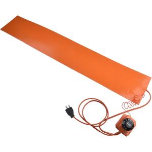 1200W Silicone Heating Pad 110V/220V Rubber Heating Blanket Hot Heating Pad With Controller For Guitar Side Bending 50C Max Temp, 2M Power Cord Included, 2 Packs