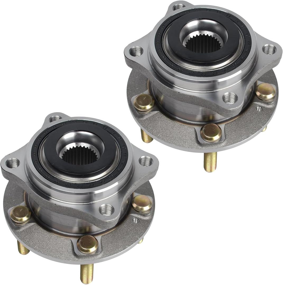 PAROD 513266 Pair of 2 Front or Rear AWD Wheel Hub Bearing Assembly Compatible with 07-18 Hyundai Santa Fe, 13-18 Santa Fe Sport, Santa Fe XL, 07-12 Veracruz, 14-17 Kia Rondo, 11-15 Kia Sorento