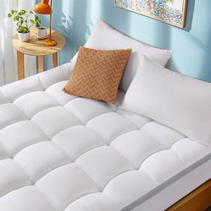 LIANLAM Mattress Topper  Extra Firm Support Pillow Top,Mattress Pad Cover, GelInfused Memory Foam for Back Pain Pressure Relief with 6"18" Deep Pocket(78"x81")