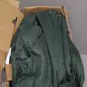 Bedsure Fluffy Duvet Cover Set - Ultra Soft Plush Shaggy Comforter Cover King Size, Warm Flannel Fleece Bed Sets for Winter, 3 Pieces (Striped Pattern, Forest Green) (King (104" x 90"))