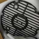13 3/4" Round Cast Iron Grill Grate and Charcoal Grate Kit for Char-Griller Akorn E86714 Grill Parts, Grill Grate Replacement Parts for Char-Griller Akorn Portable Kamado Charcoal Grill and Smoker