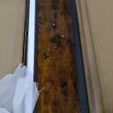 Metal Queen Size Bed Frame with Rustic Vintage Wood Headboard, Platform Bed Frame Mattress Foundation with Safe Rounded Corners & Strong Metal Slats Support, No Box Spring Needed, Retro Brown