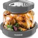 Nuwave Pro Plus 2 Infra-Red Oven, Countertop, Convection, Cook Fresh or Frozen, No Defrosting or Preheating, Cook Healthy, 360 Surround Heat, Adjustable Temps, 100 Presets, 50 Memory, Tough Power Dome