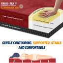 CYMULA Memory Foam Camping Mattress Pad, CertiPUR-US Sleeping Mat, Portable Roll Up Mattress for Adults, Camping Bed Pads for Sleepover, Car Bed with Travel Bag