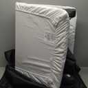 Pamo Babe Travel Crib - Lightweight Baby Playard with Zip Door, Carry Bag for Airplane - Easy to Carry (Grey)