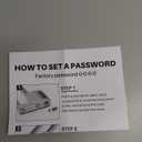 Gisafai 2 Pcs 4 Digit Combination Cabinet Lock U Shaped Code Gym 2.51 x 4.6 Inch Adjustable Padlock Metal Long Shackle Lock for Under 0.6" Width Outdoor College Fences Sports Lockers Gym