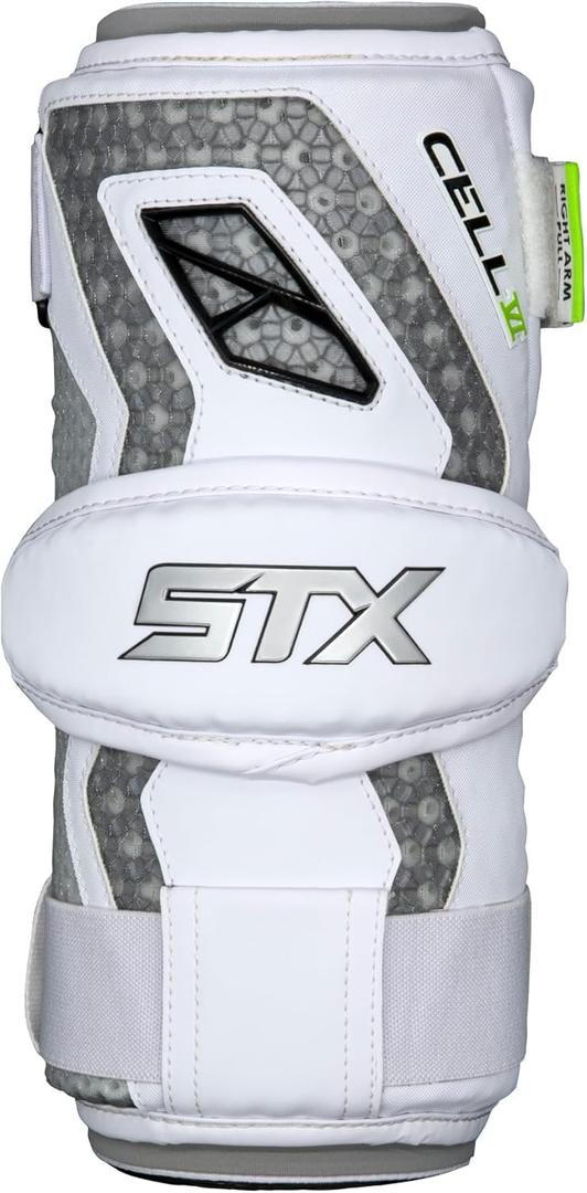 STX Cell VI Lacrosse Arm Pads, Extra Large, White, Pair
(White)