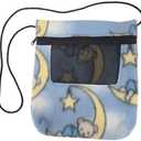 SunCoast Sugar Gliders Bonding Carrier Pouch - Premium Bonding Pouch for Sugar Gliders & Other Small Pets - Durable Cozy Fleece Material, Mesh Screen, Silk Rope, & Zipper, Pet Sleeping Bag, ZZZ Time