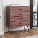 SMARTSTANDARD 8 Inch Heavy Duty Hairpin Furniture Legs, Metal Home DIY Projects for TV Stand, Sofa, Cabinet, etc with Rubber Floor Protectors Black 4PCS