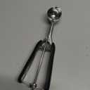 HOMURE H Small Cookie Scoop 1 Tbsp, Size #60 Cookie Dough Scoop, 1 Tableapoon Cookie Scoops for Baking, 18/8 Stainless Steel, Comfortable Grip, for Making Cookies, Melon Ball, Meatball, Cupcake (Black)