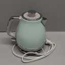 Evoloop Electric Tea Kettle, 1500W /1.0L Hot Water Boiler Heater Pot, Retro Small Electric Kettle, 100% Stainless Steel BPA Free Electric Teapot, Auto Shut-Off & Boil-Dry Protection