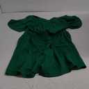 Aoysky Womens Summer Short Rompers Sexy Cute Loose Tie Front Jumpsuit Casual V Neck Wide Leg Beach Overalls (Green) XL