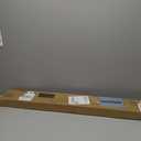 Fun Memories Picture Ledge Shelf for Wall, 48 inch Pine Wood Nursery Book Shelves Set of 2- Wall Book Shelves for Kids Room, Home Decor - Kitchen Spice-Natural