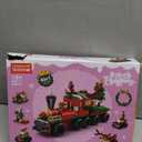 NDZUI 2025 Christmas Building Blocks Set, Stacking Bricks Christmas Decorations and Gifts Building Set Toys Xmas Gifts for Kids and Adults (trainset)