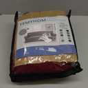 YEMYHOM Couch Cover Latest Jacquard Design High Stretch Sofa Covers for 3 Cushion Couch, Pet Dog Cat Proof Slipcover Non Slip Magic Elastic Furniture Protector (Sofa, Christmas Wine Red) (Large (71"-91"))