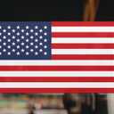 Large 18-Inch by 10.6-Inch United States American Flag Sticker Latex Optimized 4.5 MIL Vinyl Exterior Bumper Decal Stickers | USA Flag Sticker | United States Flag Decal