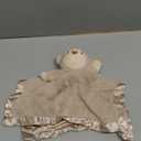 Lamb Baby Security Blanket for Boys Girls, Lovey Fluffy Snuggle Toy Great Shower Gift for Baby Newborn Plush Stuffed Animal, Brown 13.5 Inch