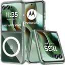 for Moto Razr Ultra 2026 Case Compatible with MagSafe, Bulit-in Strong Magnetic & Integrated Design Connector, Anti-Yellowing Shockproof Phone Case for Motorola razr Ultra 2026 (Clear)