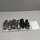 Lmaadri 12W Track Lighting Heads, LED Dimmable H Type Track Lighting fixtures,3-Color Selectable 3000K-4000K-6000K for Kitchen Accent, Art Exhibition Lighting, Flicker Free CRI90+ (Black 4 Pack)