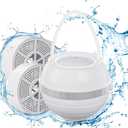 Bath Filter for Tub, Bath Water Filter with 2 Filters - 10 Stages Shower Water Filter, BPA-Free Removes Hundreds of Contaminants for Softer, 2,500 Gallons of Filtration (Bright white)