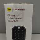 Yale | LiftMaster Smart Lock with Touchscreen Deadbolt - Works with myQ App & Key by Amazon in-Garage Delivery when paired with Smart Garage Hub (sold separately), Oil Rubbed Bronze