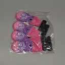 PUPTECK Anti Slip Dog Socks, Shoes with Grippers to Prevent Licking Hardwood Floors Traction, Rubber Boots & Paw Protectors for Small Medium Large Dogs Cold/Hot Pavement, Senior Dogs Booties Purple (Small (2 Pair))