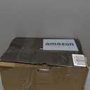 PERMO Set of 2 Classic Rustic Industrial Wall Sconce Lighting Fixture with Flared White Textile Lamp Shade and Chrome Tapered Column Stand, Hardwired, E26 Base