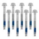 8PCS Cab Body Assembly Mount Cushion Bolt 15704266 Replacement for Chevrolet Silverado 1500 2500 1999-2004 Replacment for GMC Sierra 1999 10.9 Grade Mild Steel Replace#11516868 (8PCS)