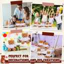 40 Pcs Make Your Own Stuffed Animal Bear Kit DIY 2026 Graduation Plush Gift 10 Pcs 9.84 Inches Rose Velvet Bear 10 White T Shirt 10 Set 12 Color Pen and Card for Graduates Party Craft Gift (Brown)
