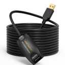 CableCreation Active USB 3.0 Extension Cable 16.4 FT, USB 3.0 Extender Male to Female Cord with Signal Booster Compatible with Oculus Quest 2, Rift Sensor, Steam VR, Gaming PC, 5M